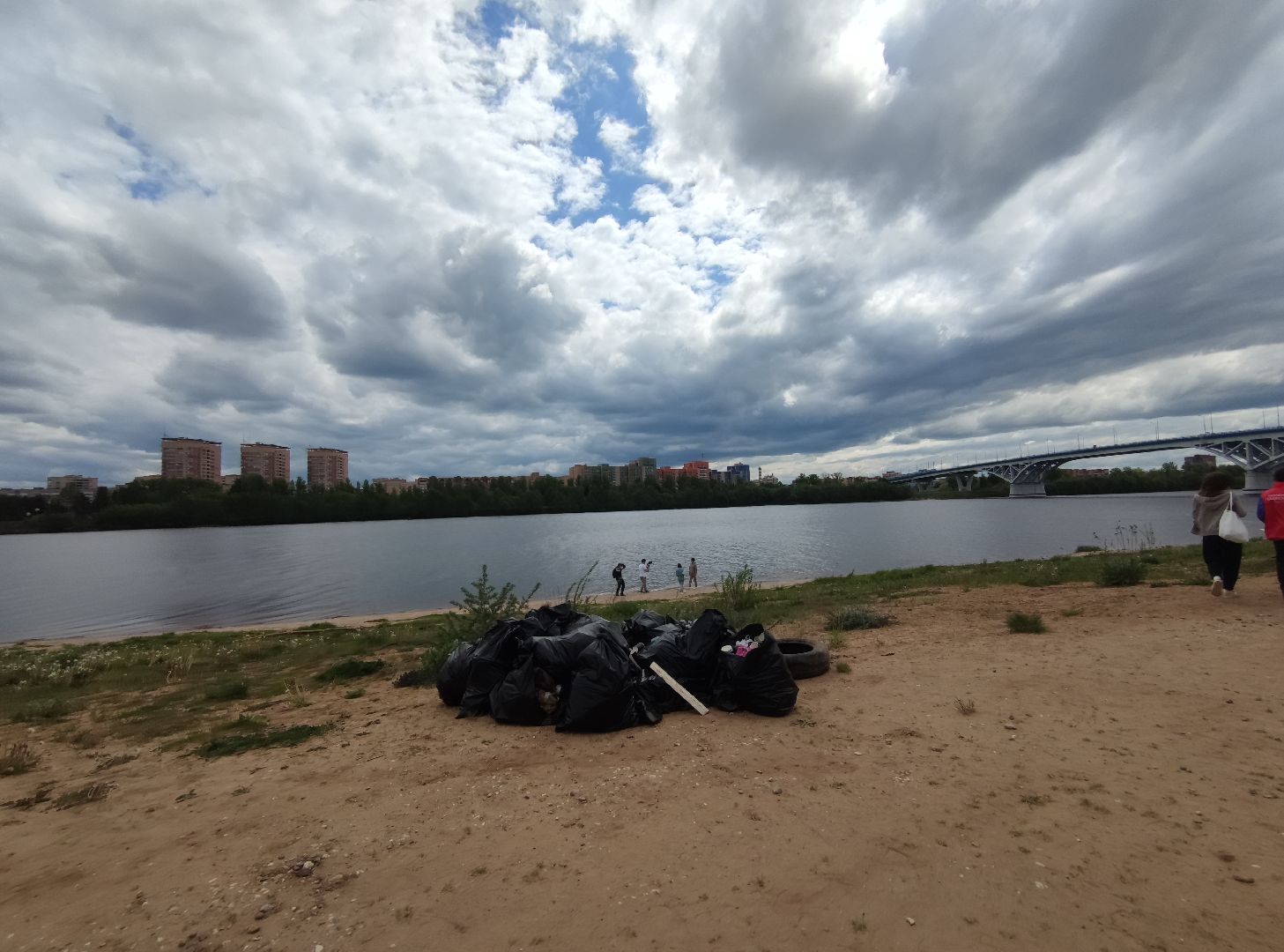 Вывоз мусора, субботник, день Волги, Дубна