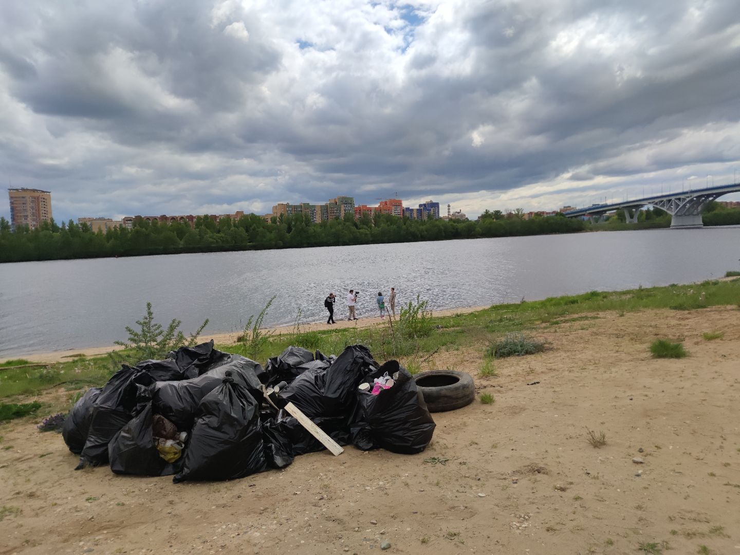 Вывоз мусора, субботник, день Волги, Дубна