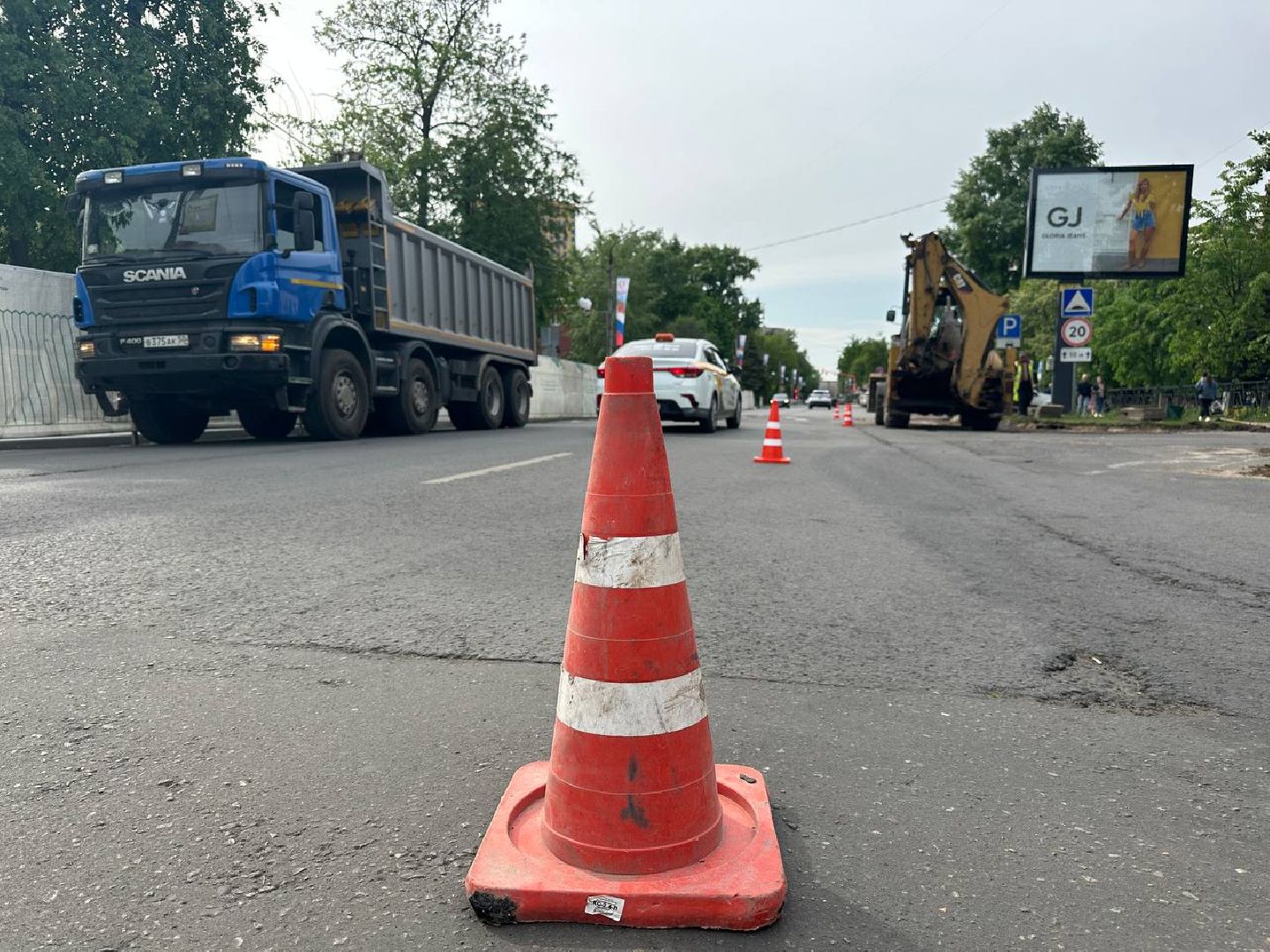 Реутов, ремонт дорог, новый асфальт, бордюр, проезжая часть