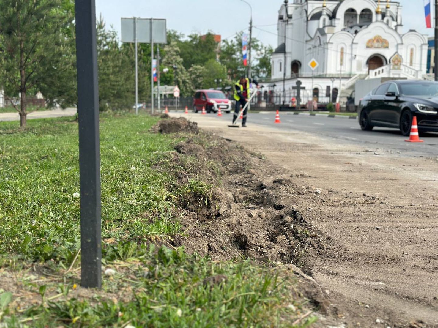 Реутов, ремонт дорог, новый асфальт, бордюр, проезжая часть