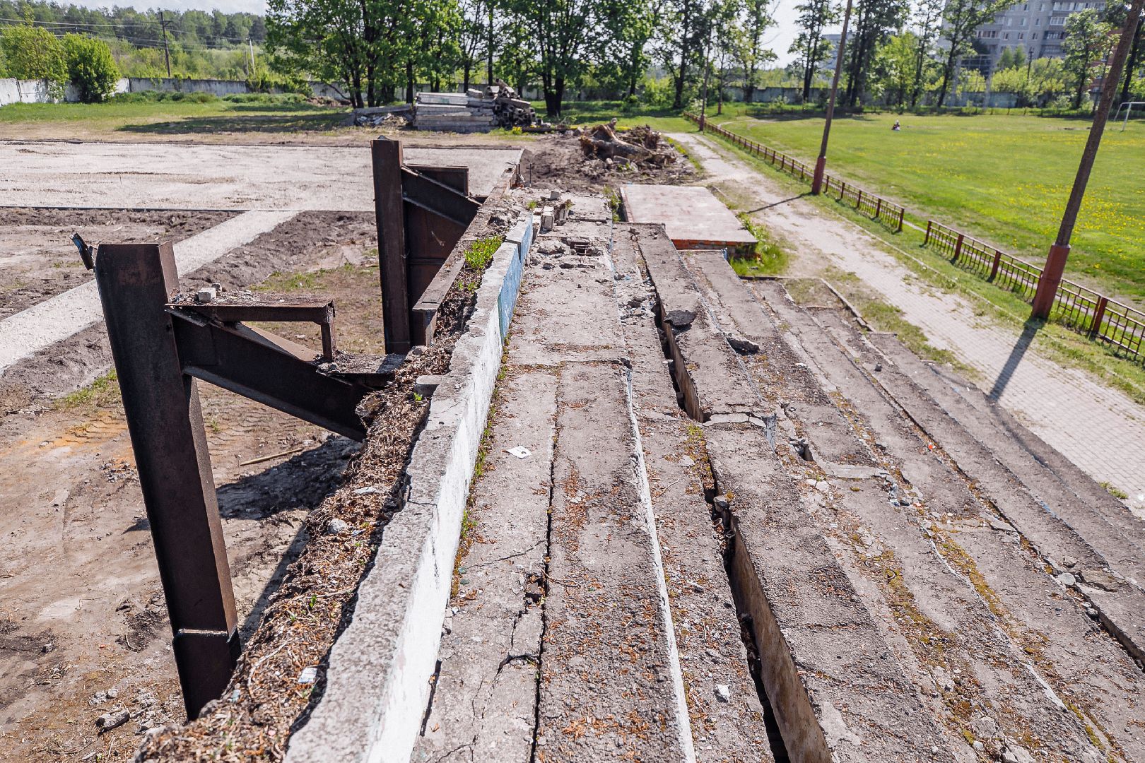 Строительство, благоустройство, стадион, площадка, Орехово-Зуево, Ликино-Дулево