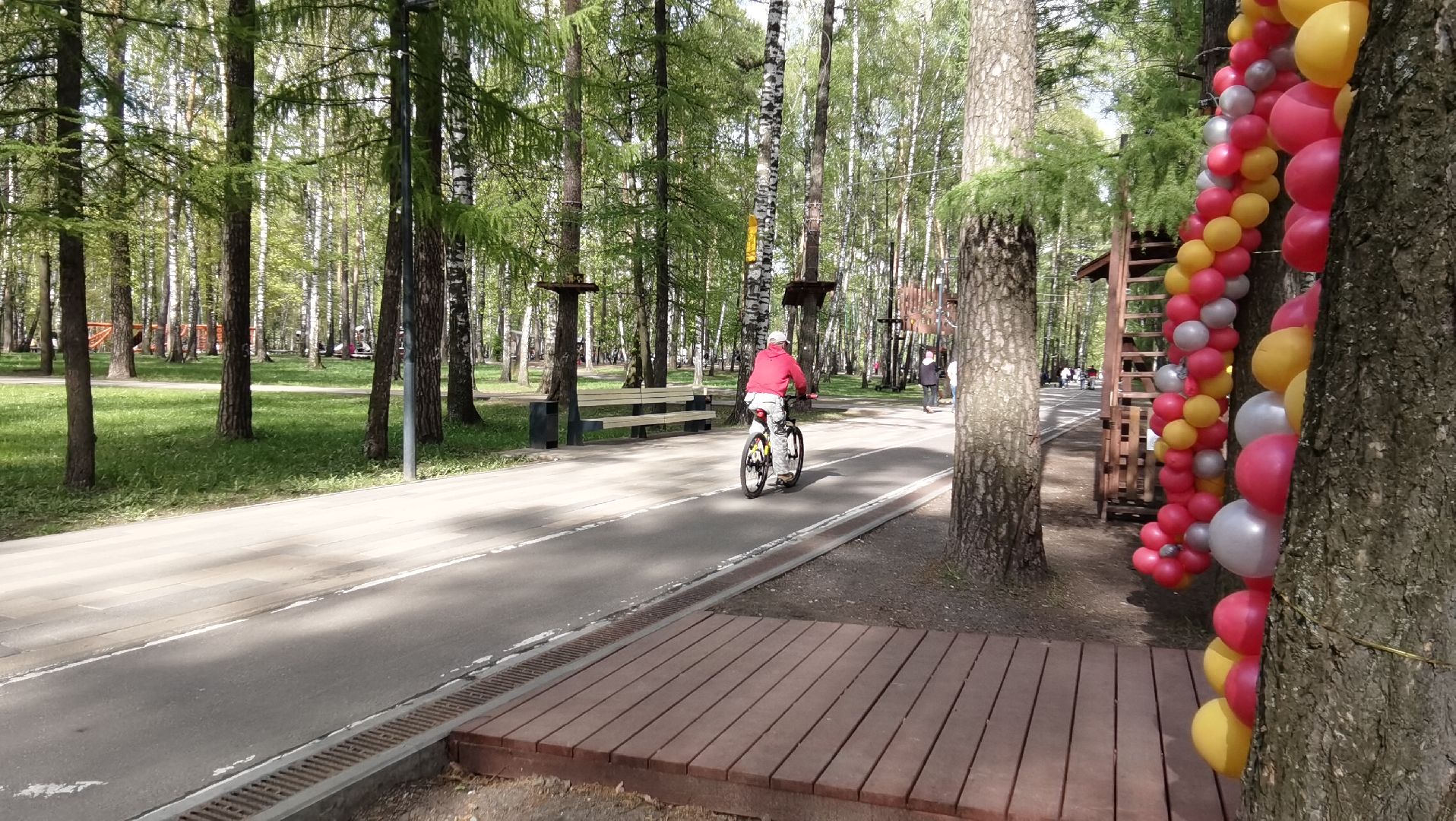 Балашиха, велодорожки, велопешеходные маршруты, связанный маршрут, велодорожная сеть, парки Балашихи, Долина Пехорки