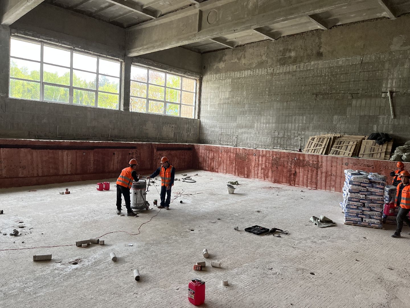 Наро-Фоминск, спорткомплекс Строитель, Спорт Подмосковья, Андрей Воробьёв, Александр Баранов. капремонт