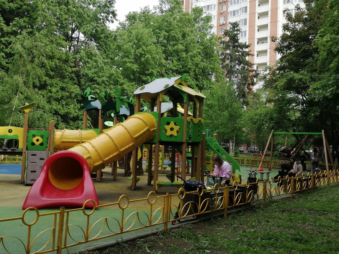 дети, детский спорт, двор, парк, питомник, серпухов,