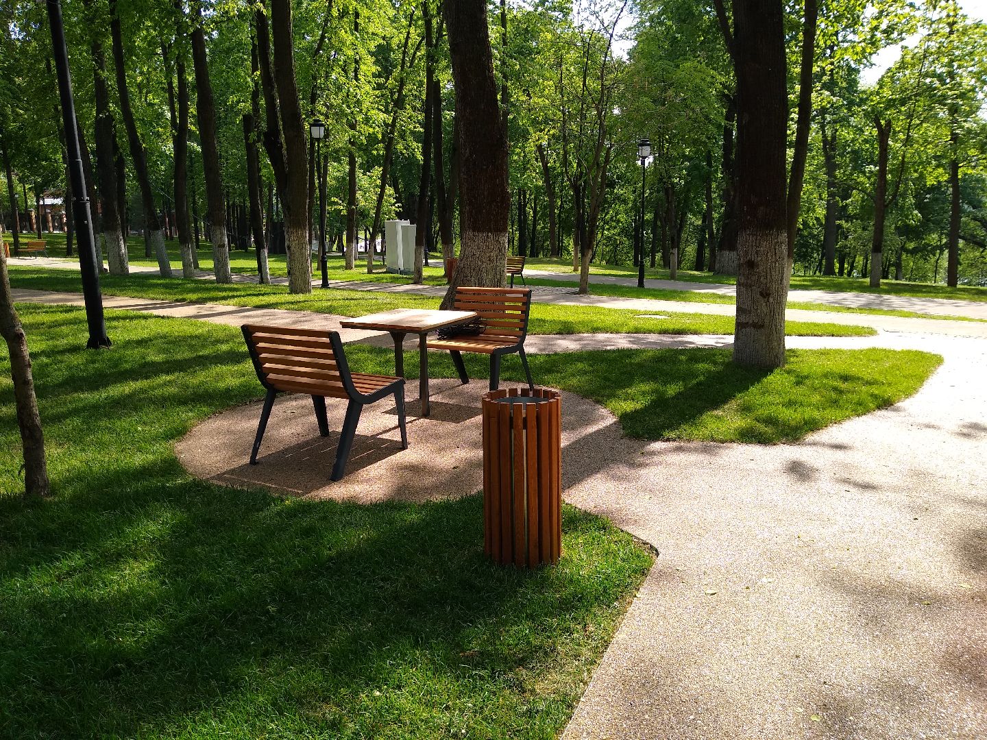 Раменское, благоустройство, парк, площадка для шахмат