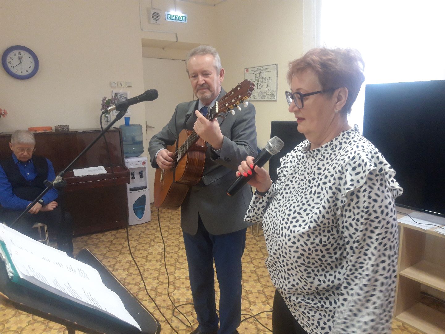 концерт, пенсионеры,