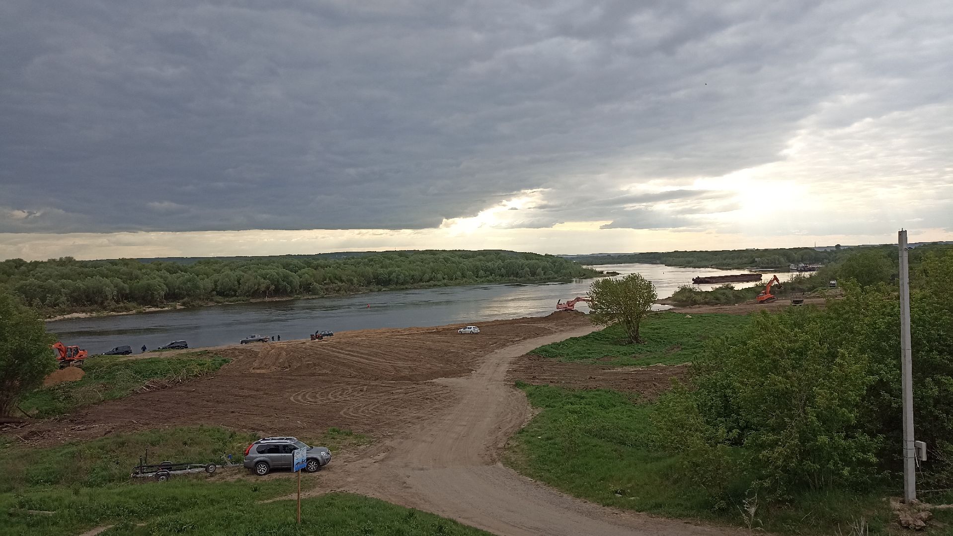 Серпухов, Подмосковье, пляж, Кремлёв, Ока