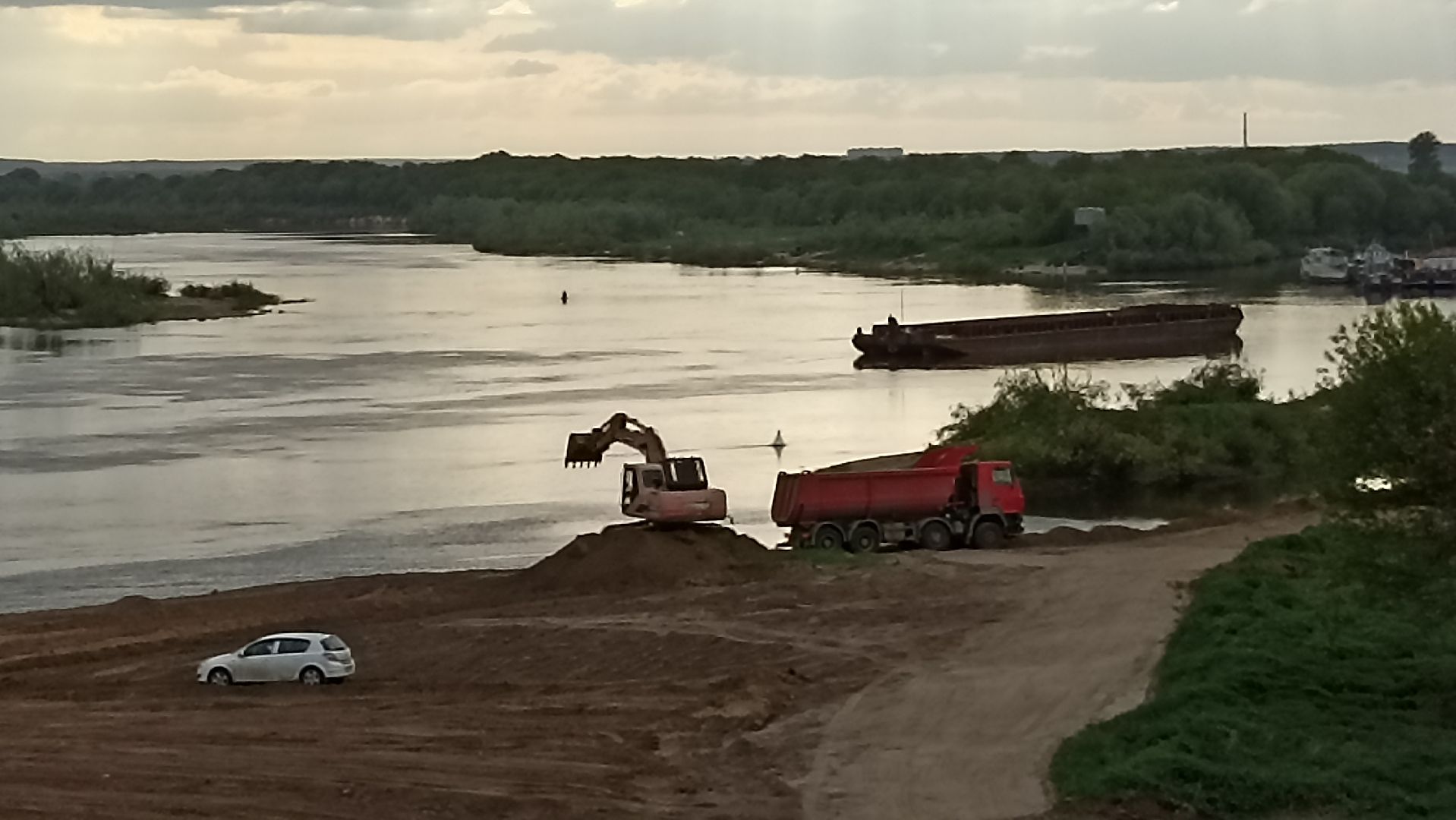 Серпухов, Подмосковье, пляж, Кремлёв, Ока