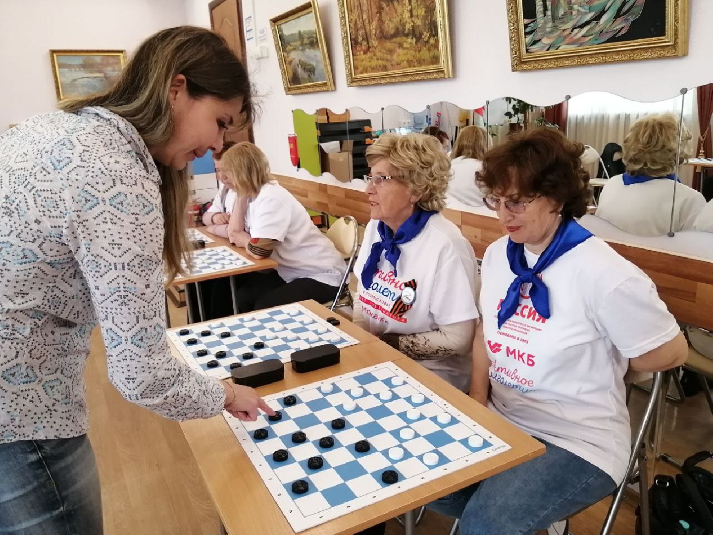 Турнир по шашкам, Активное долголетие, Наро-Фоминск
