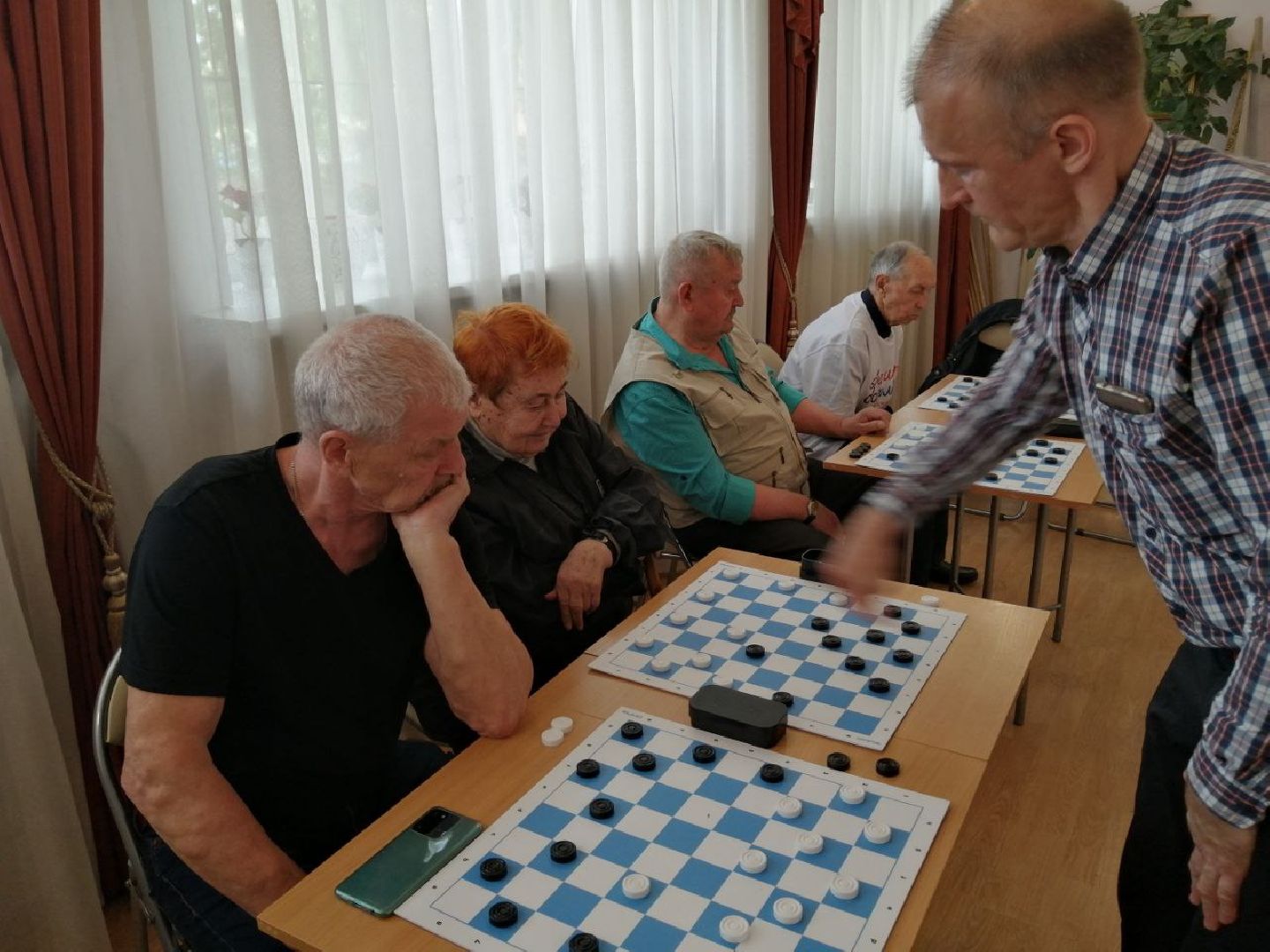 Турнир по шашкам, Активное долголетие, Наро-Фоминск