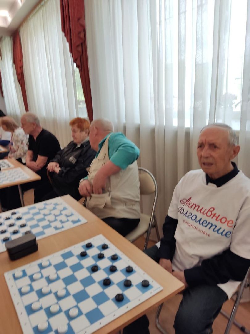 Турнир по шашкам, Активное долголетие, Наро-Фоминск
