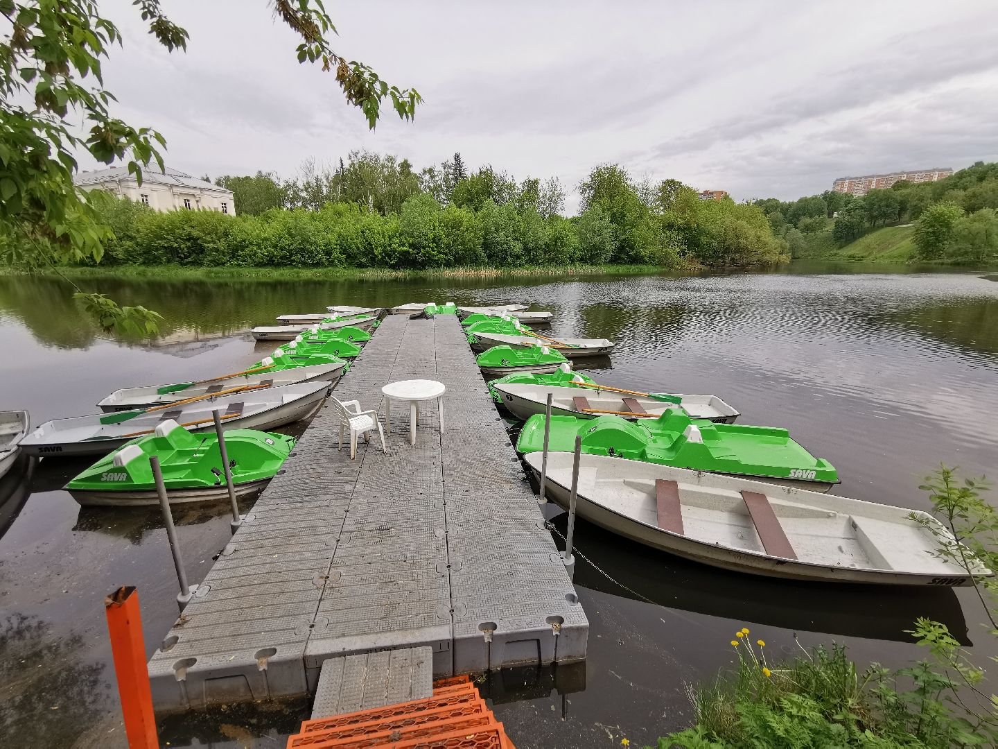 Подольск, благоустройство, лодки