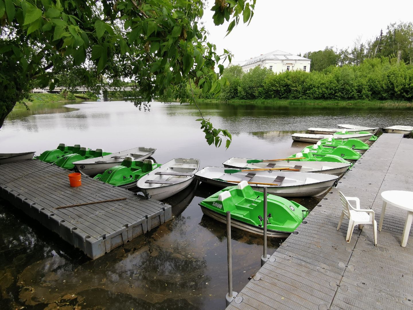 Подольск, благоустройство, лодки