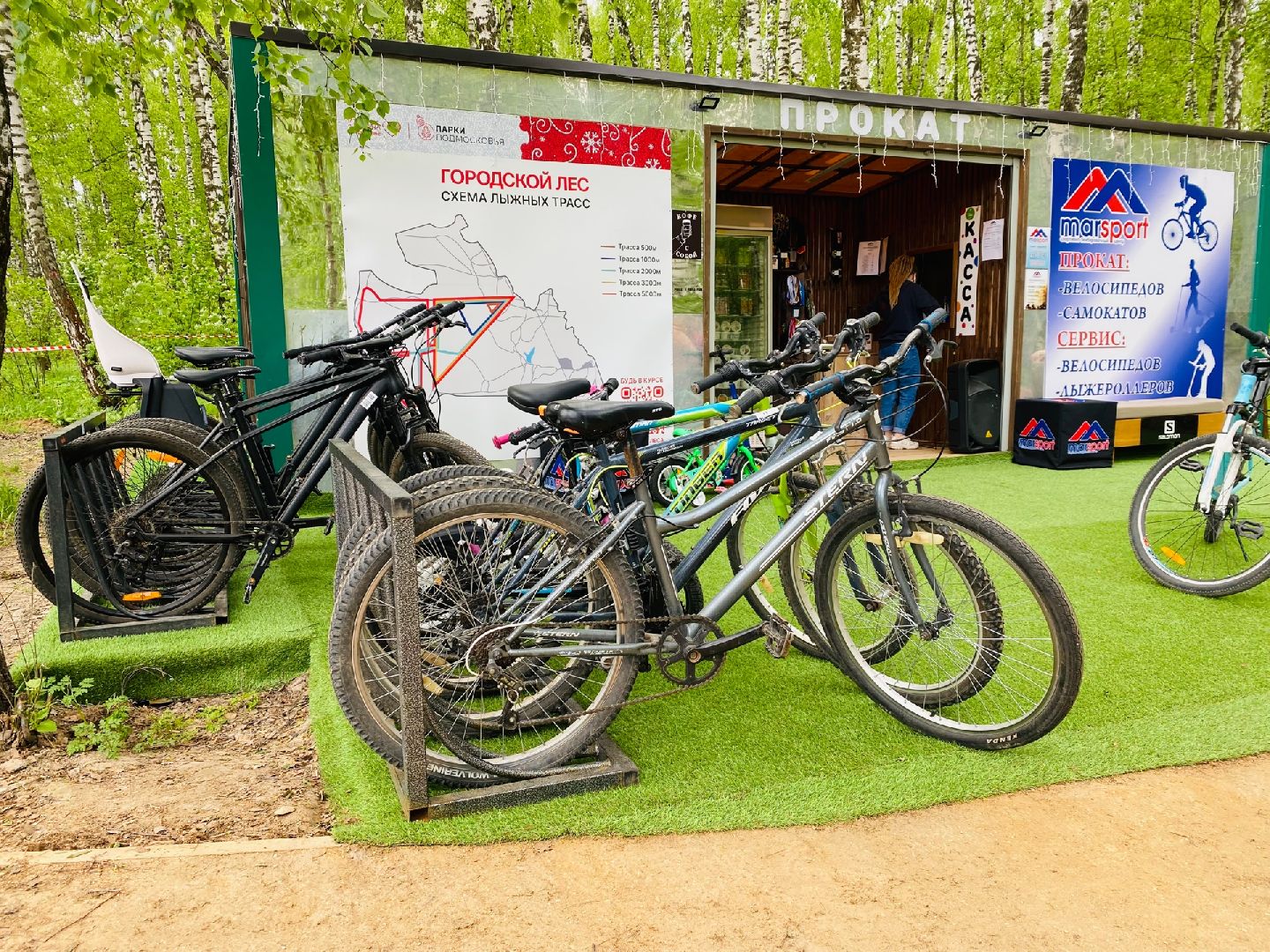 Домодедово, парк, велопрокат