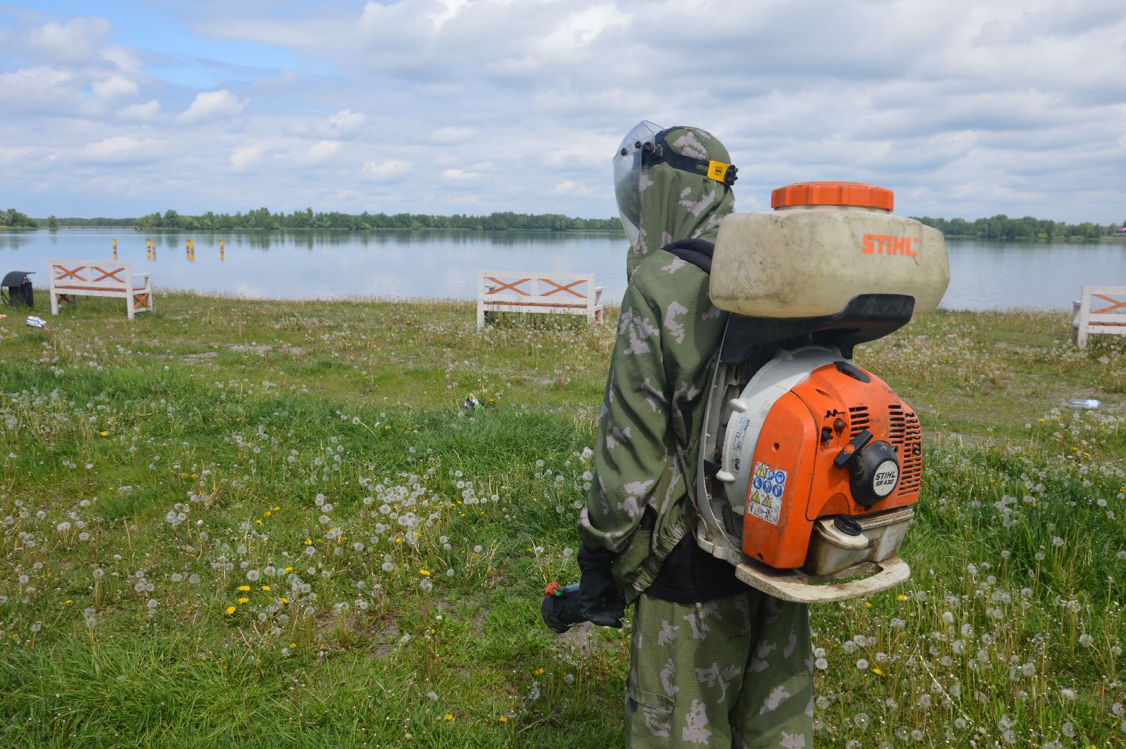 Шатура, клещи, обработка, санитарная обработка зон отдыха.