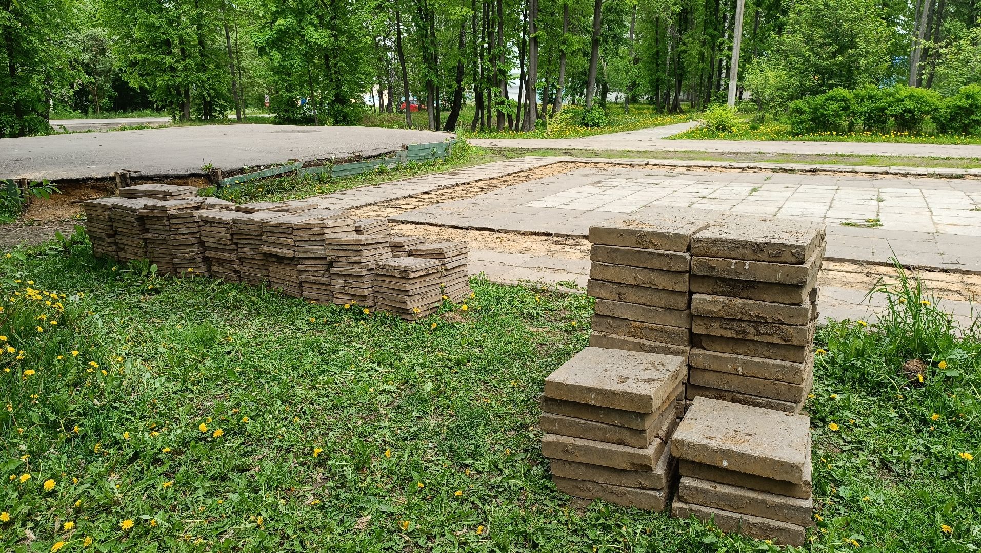 Лобня, благоустройство, парк, озеро