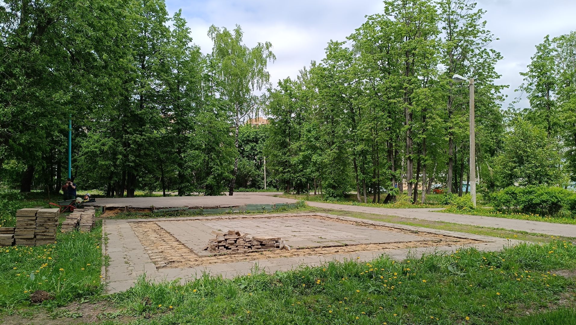 Лобня, благоустройство, парк, озеро