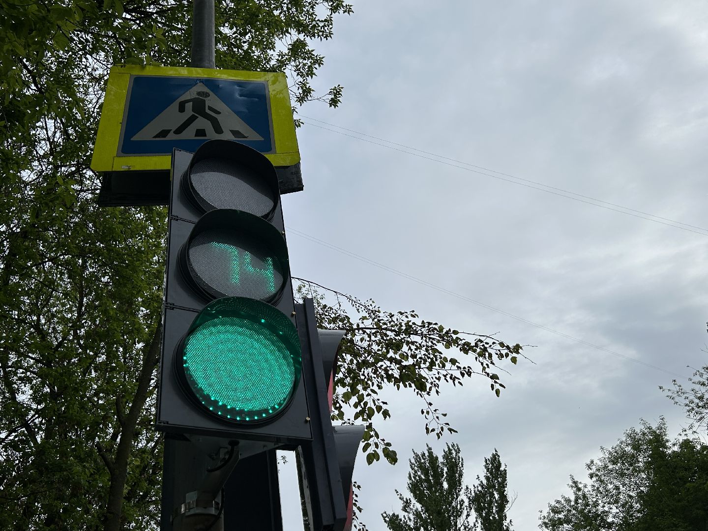 светофор, пешеходный переход, Фрязино