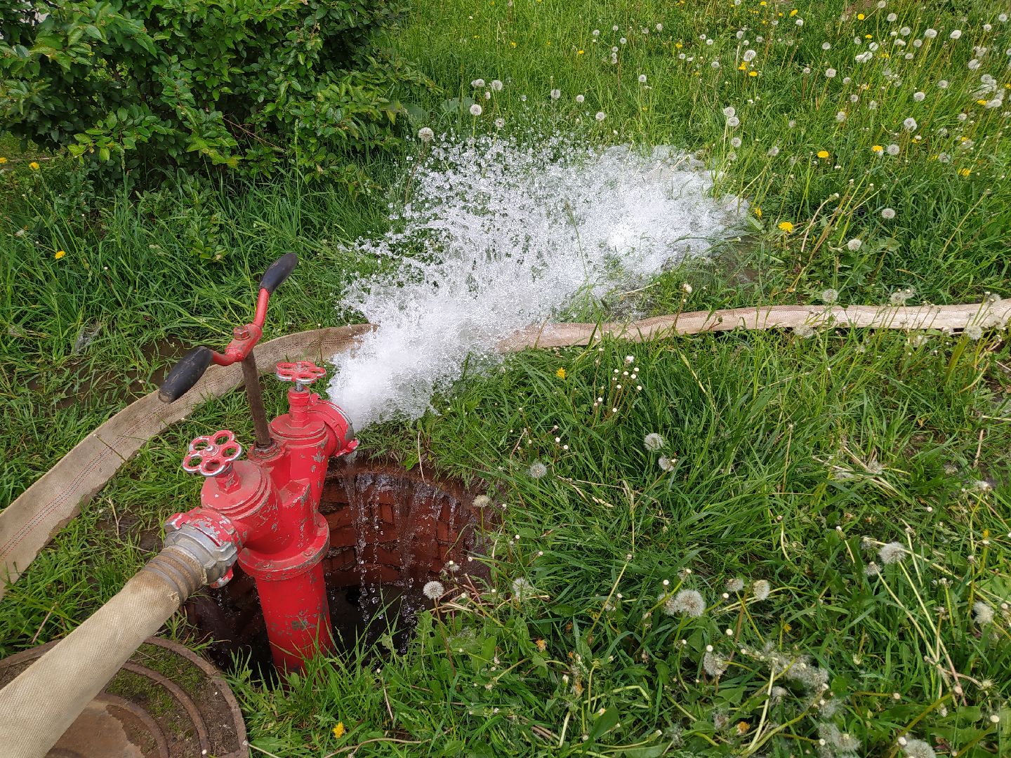Водоканал, промывка, очистка, вода, водопровод