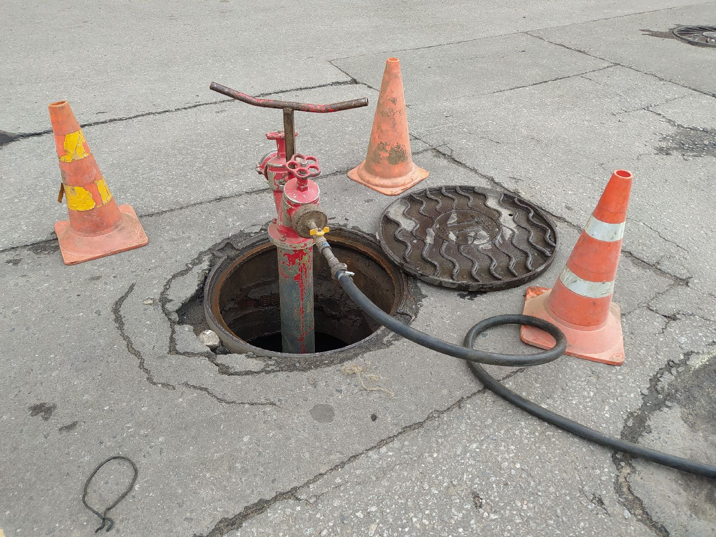 Водоканал, промывка, очистка, вода, водопровод