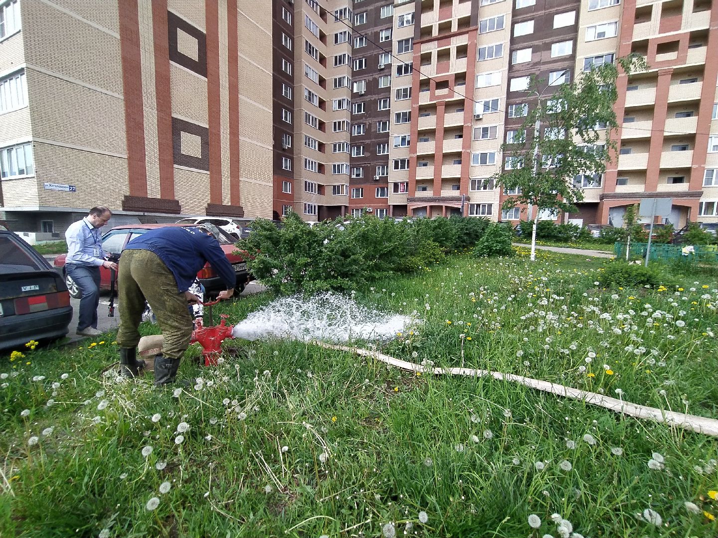 Водоканал, промывка, очистка, вода, водопровод