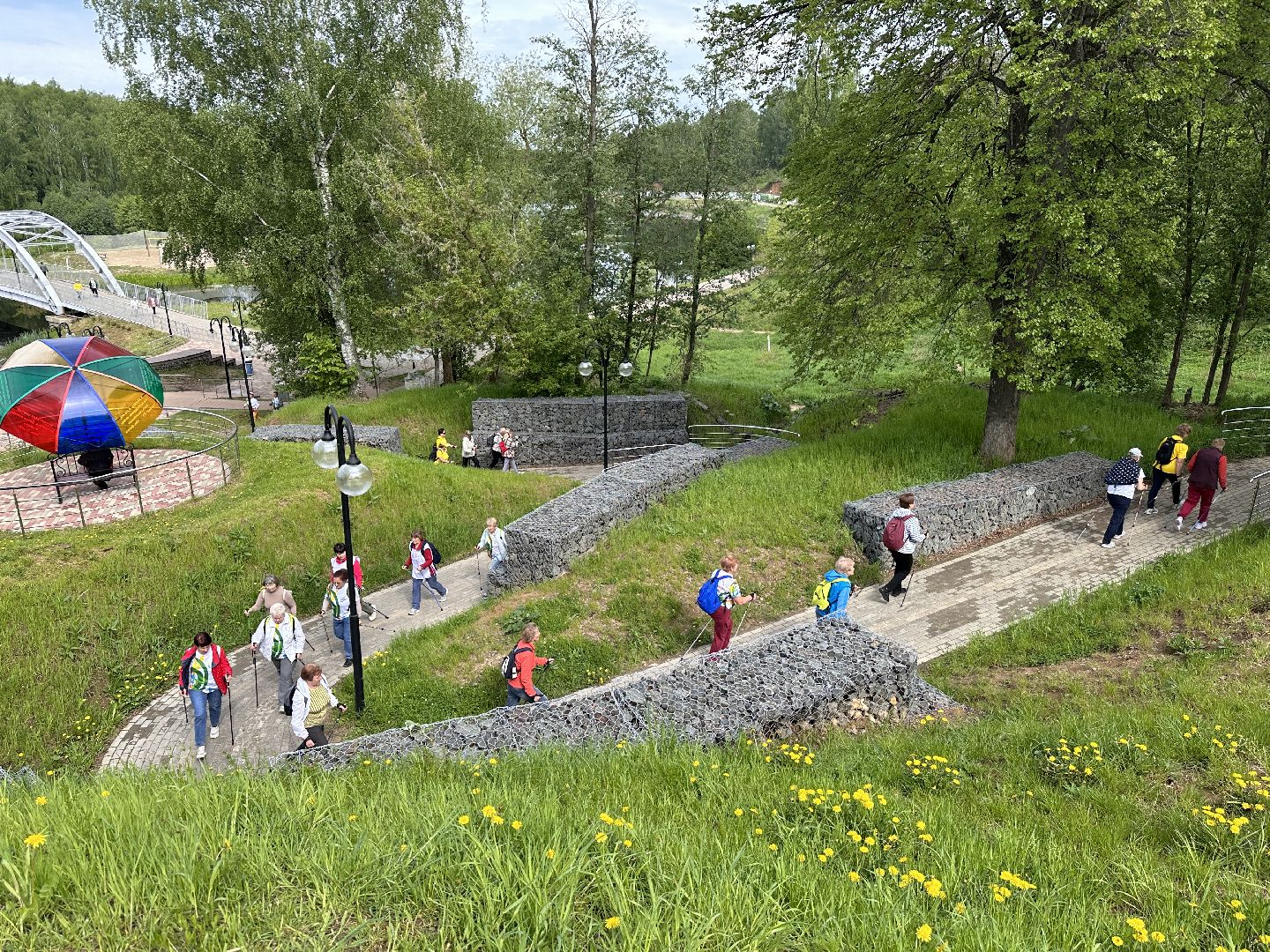 Клин, активное долголетие, северная ходьба, спорт, люди