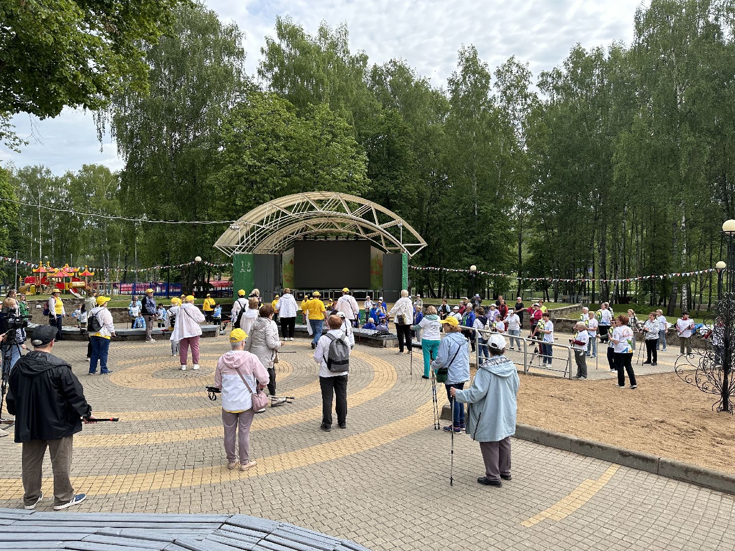 Клин, активное долголетие, северная ходьба, спорт, люди