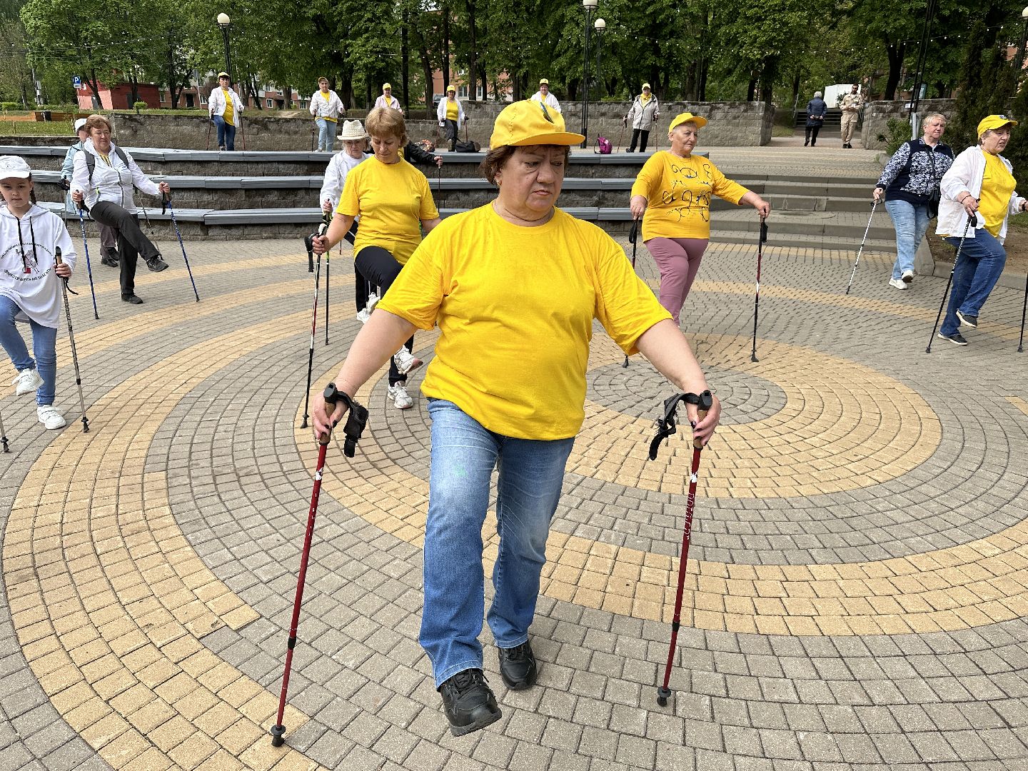 Клин, активное долголетие, северная ходьба, спорт, люди