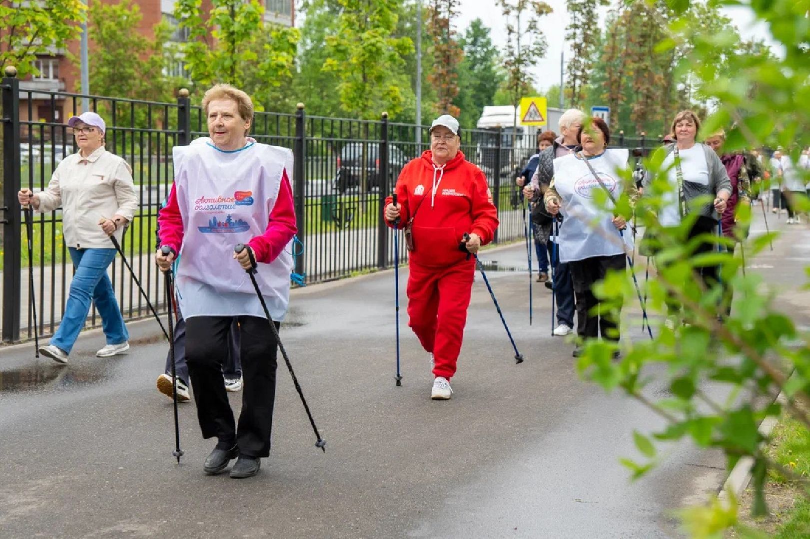 Активное долголетие, Парк Победы, фестиваль, северная ходьба, Орехово-Зуево
