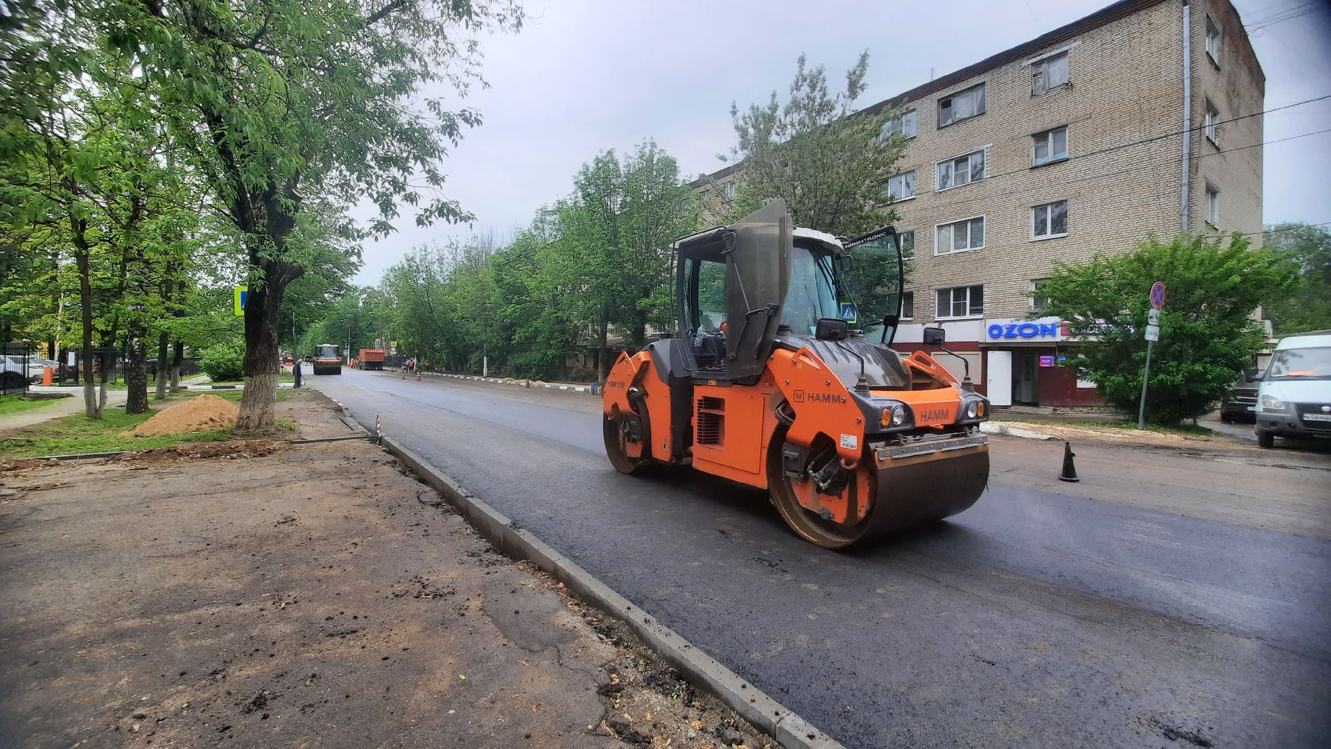 Ремонт дороги, перемены