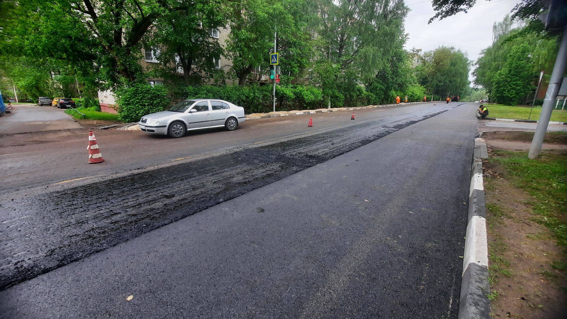 Ремонт дороги, перемены