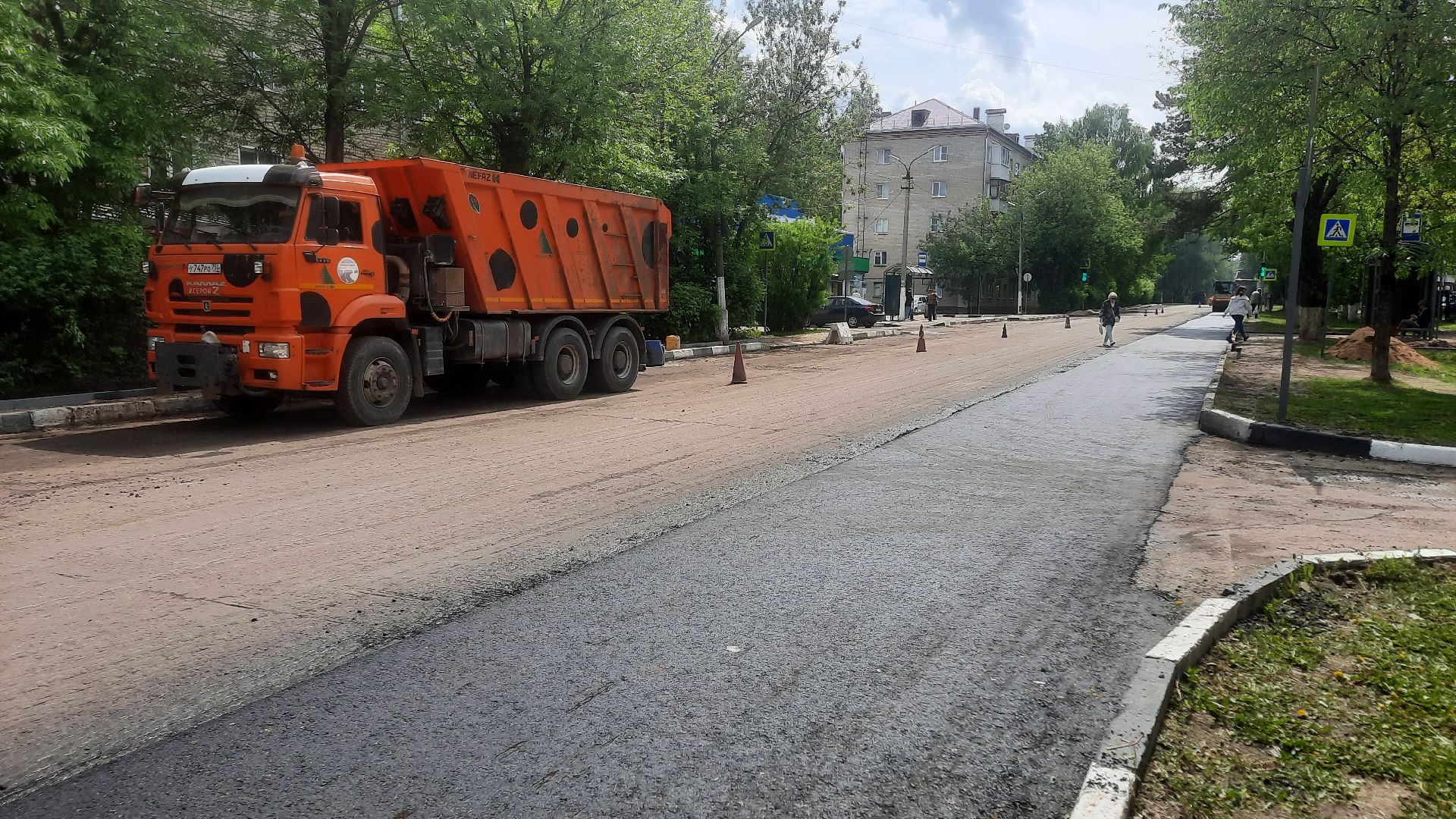 Ремонт дороги, перемены