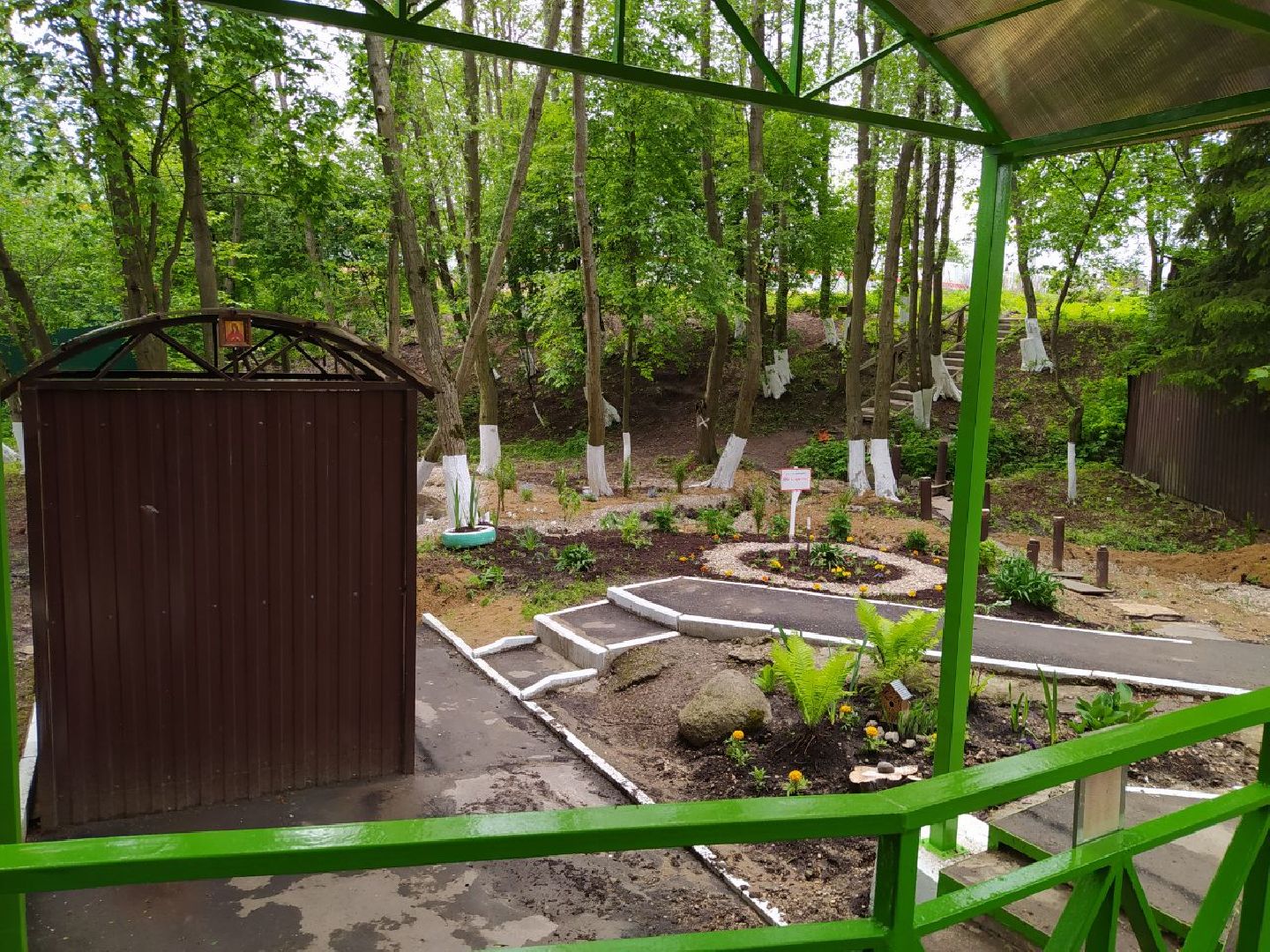 Нахабино, святой источник, благоустройство