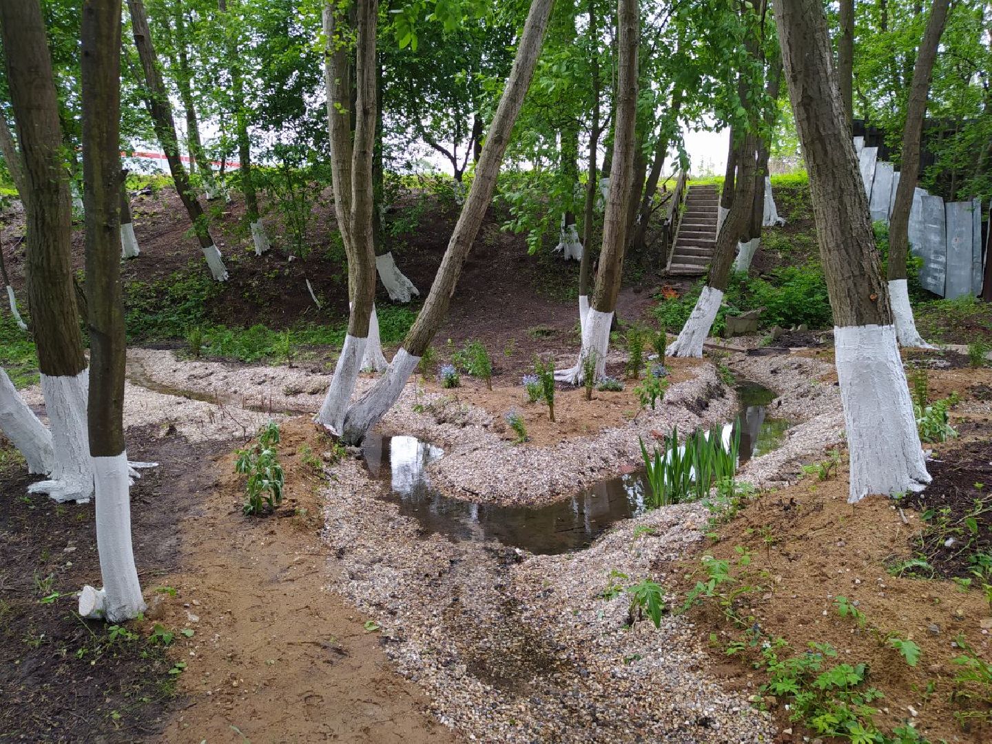 Нахабино, святой источник, благоустройство