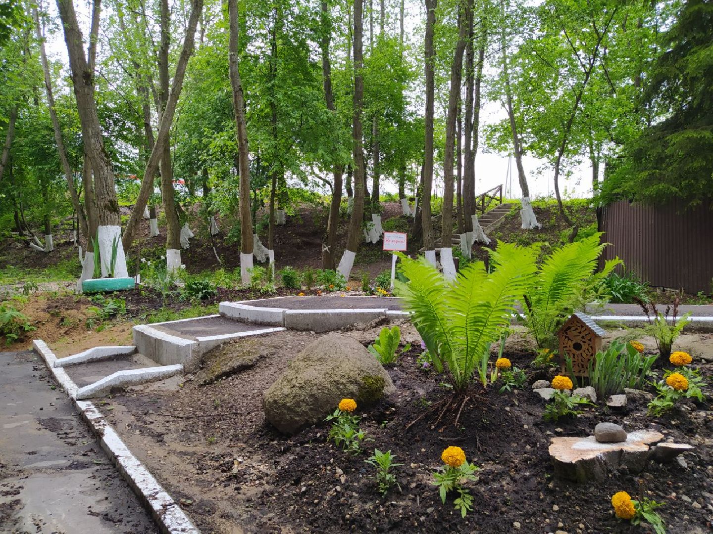 Нахабино, святой источник, благоустройство