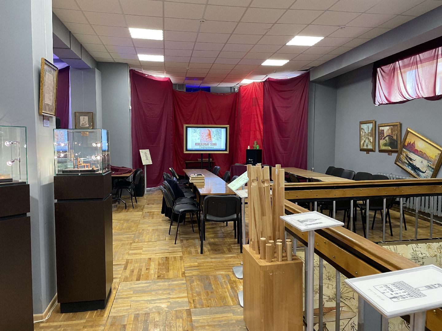 Выставка, Леонардо да Винчи, Люберцы, макеты