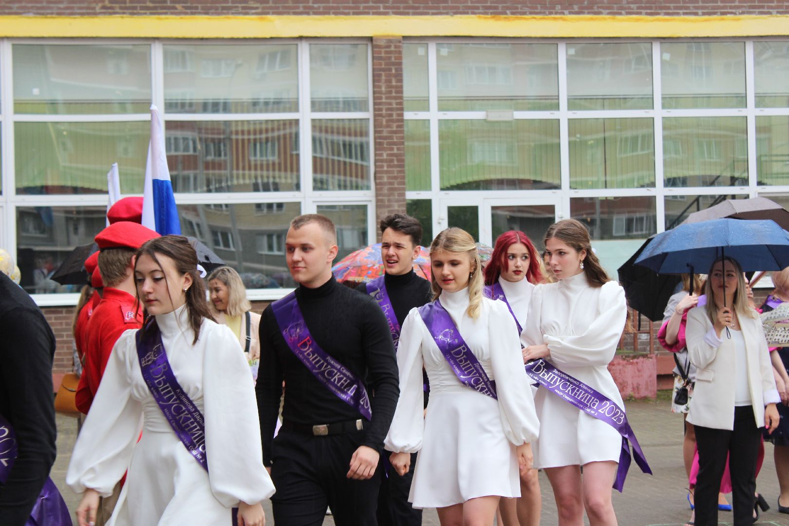 последний звонок, выпускники, школа, Лосино-Петровский