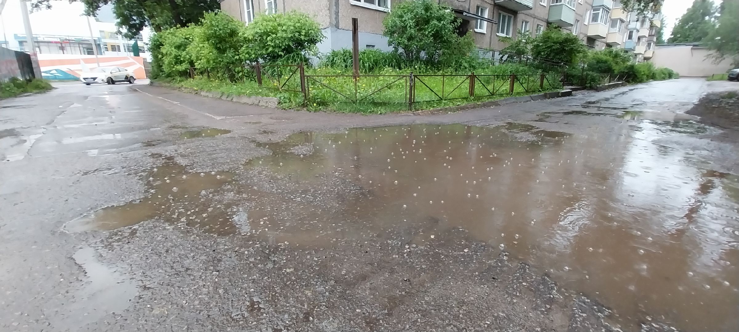 коломна, ливневый дождь, погода