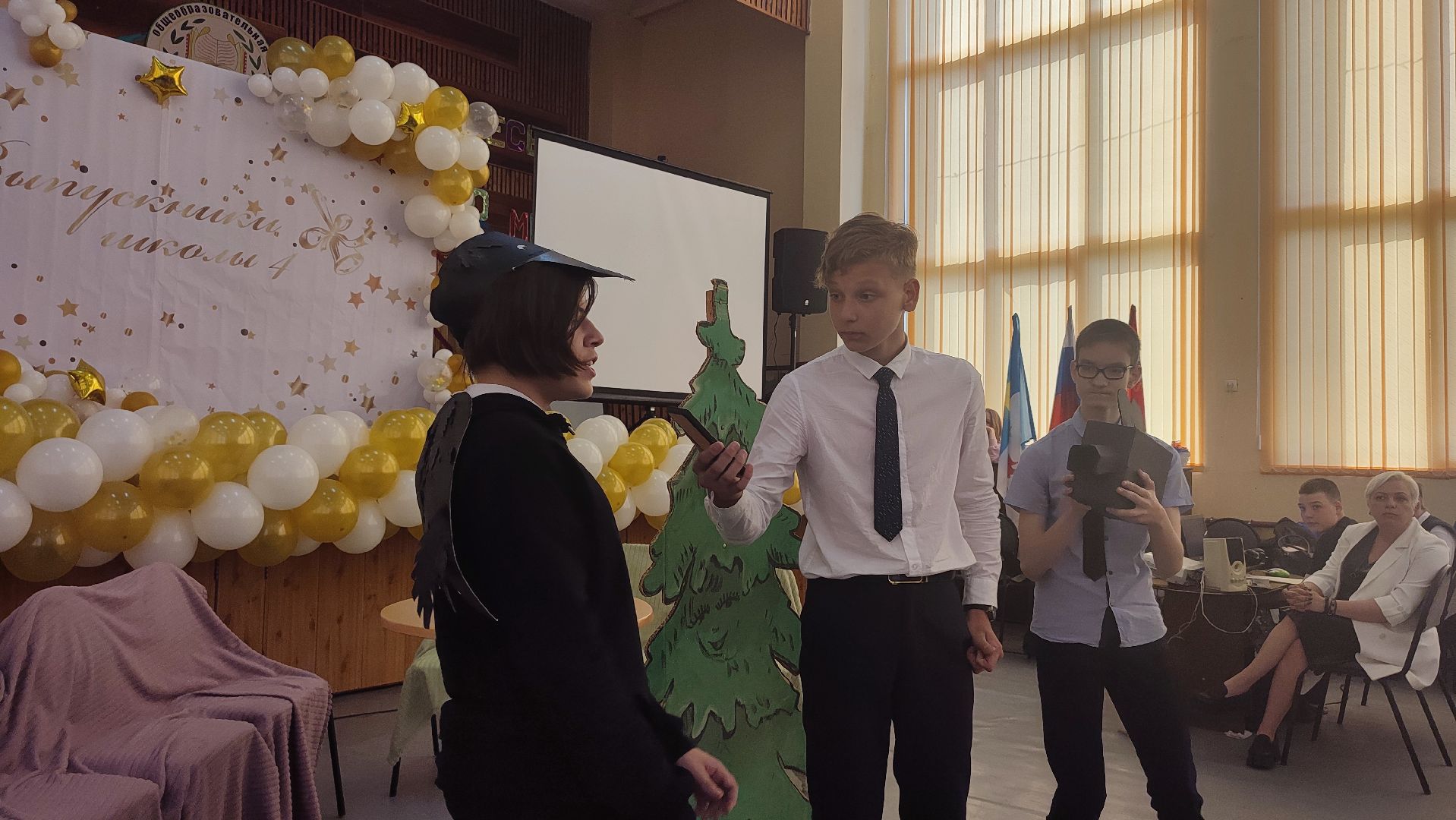 Кашира, школа, театр, спектакль, мультфильм