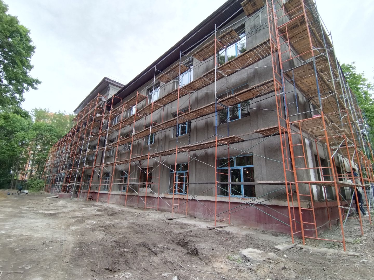 НИИОХ, благоустройство, сквер Стрекалова, Мытищи