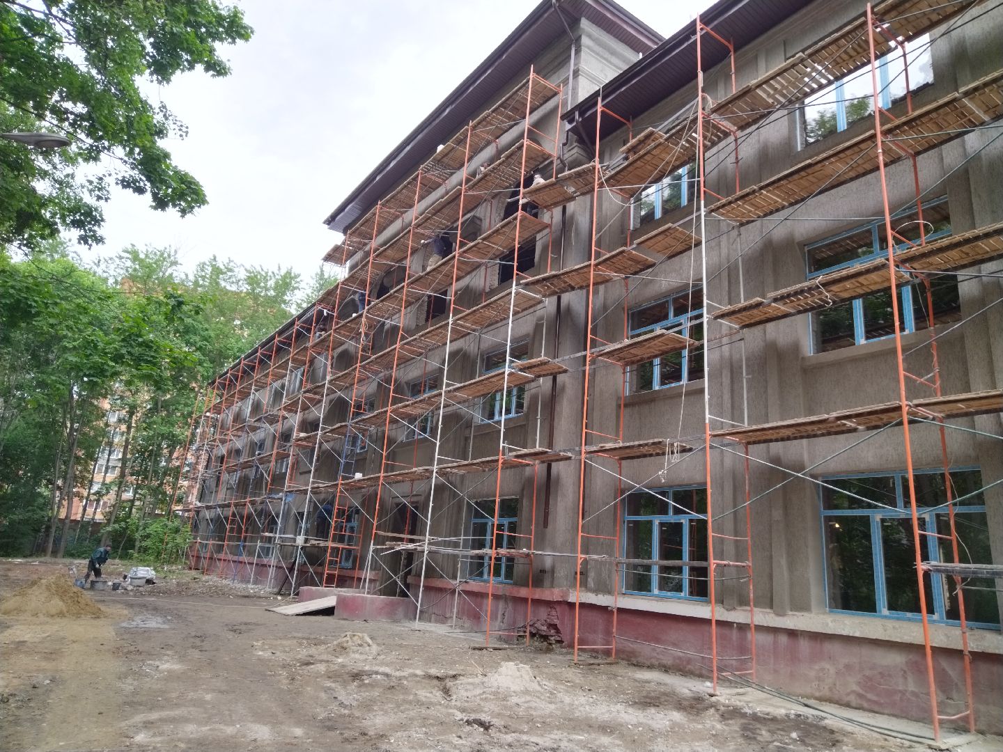 НИИОХ, благоустройство, сквер Стрекалова, Мытищи