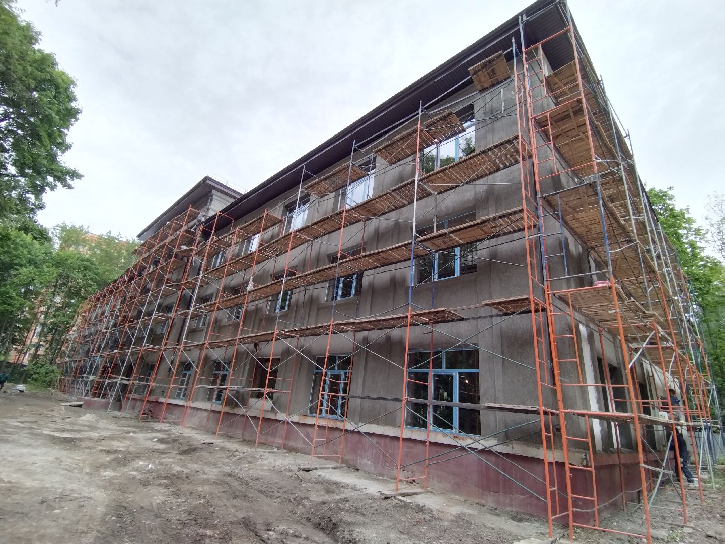 НИИОХ, благоустройство, сквер Стрекалова, Мытищи