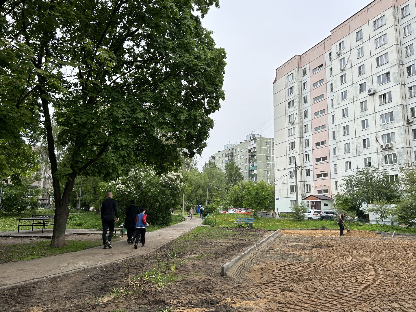 благоустройство, дворовая территория, Добродел, Щёлково