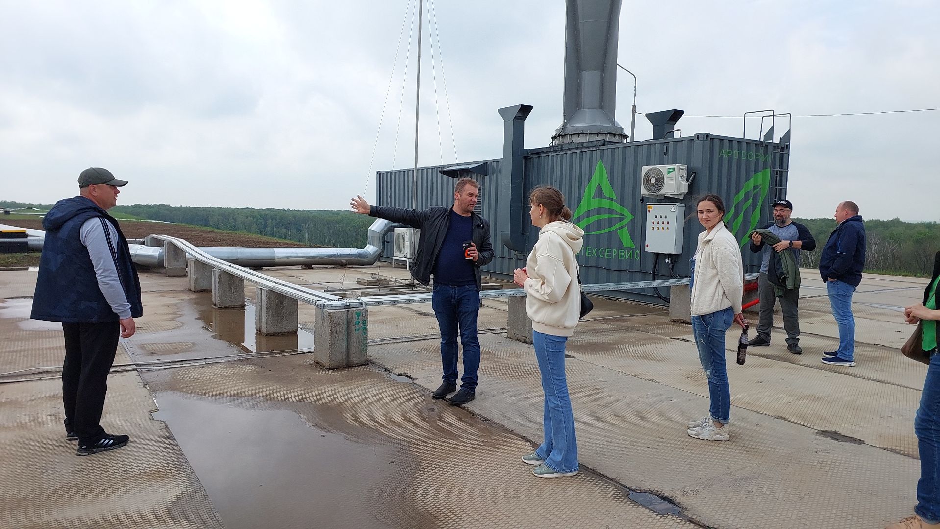 экология, экскурсии, полигон ТБО, Съяново, Серпухов, рекультивация,