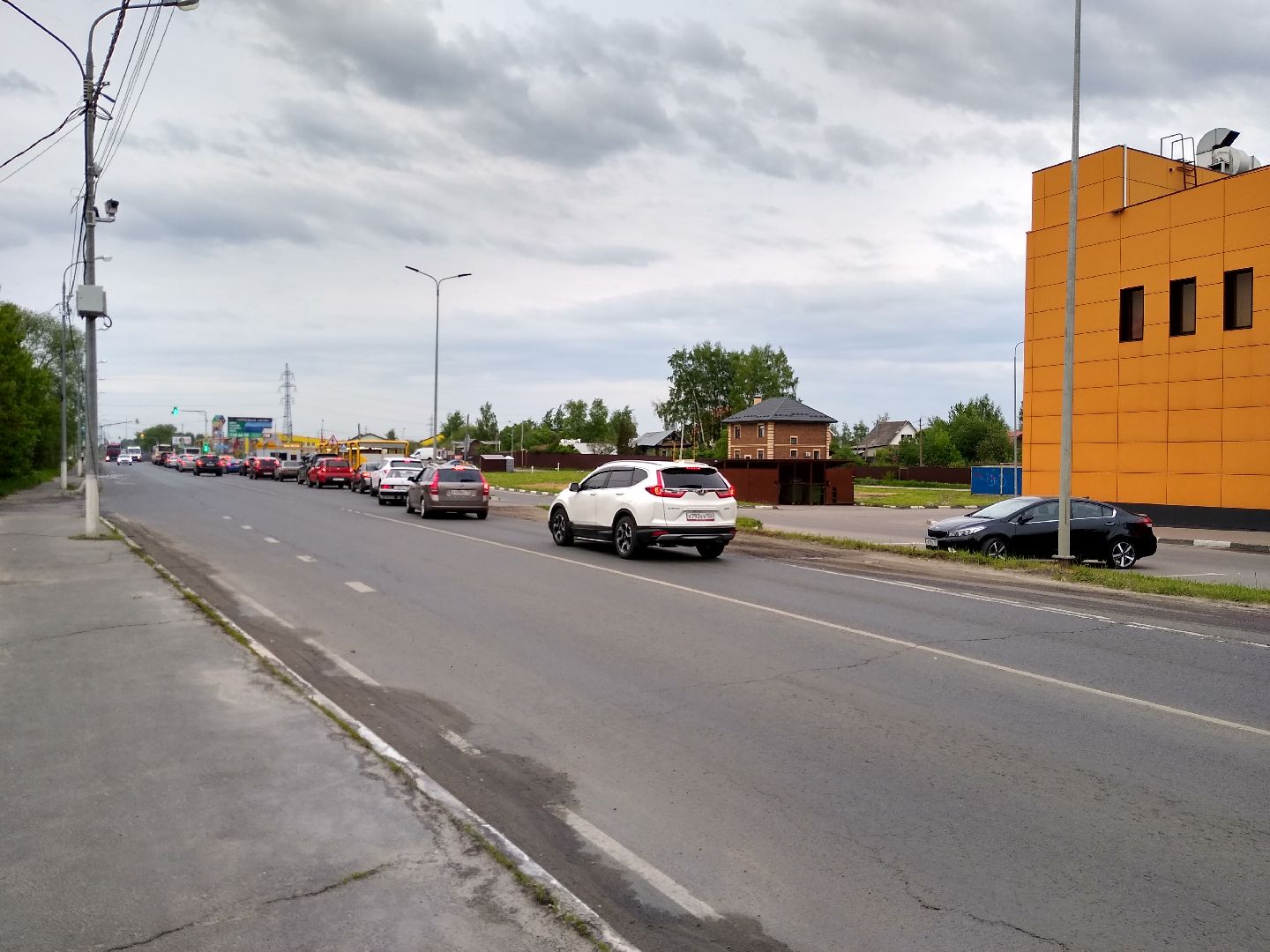 Раменское, дороги, новая камера на Донинском шоссе