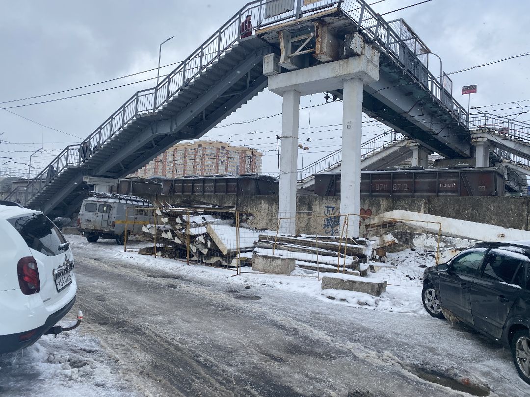 ремонт пешеходного моста