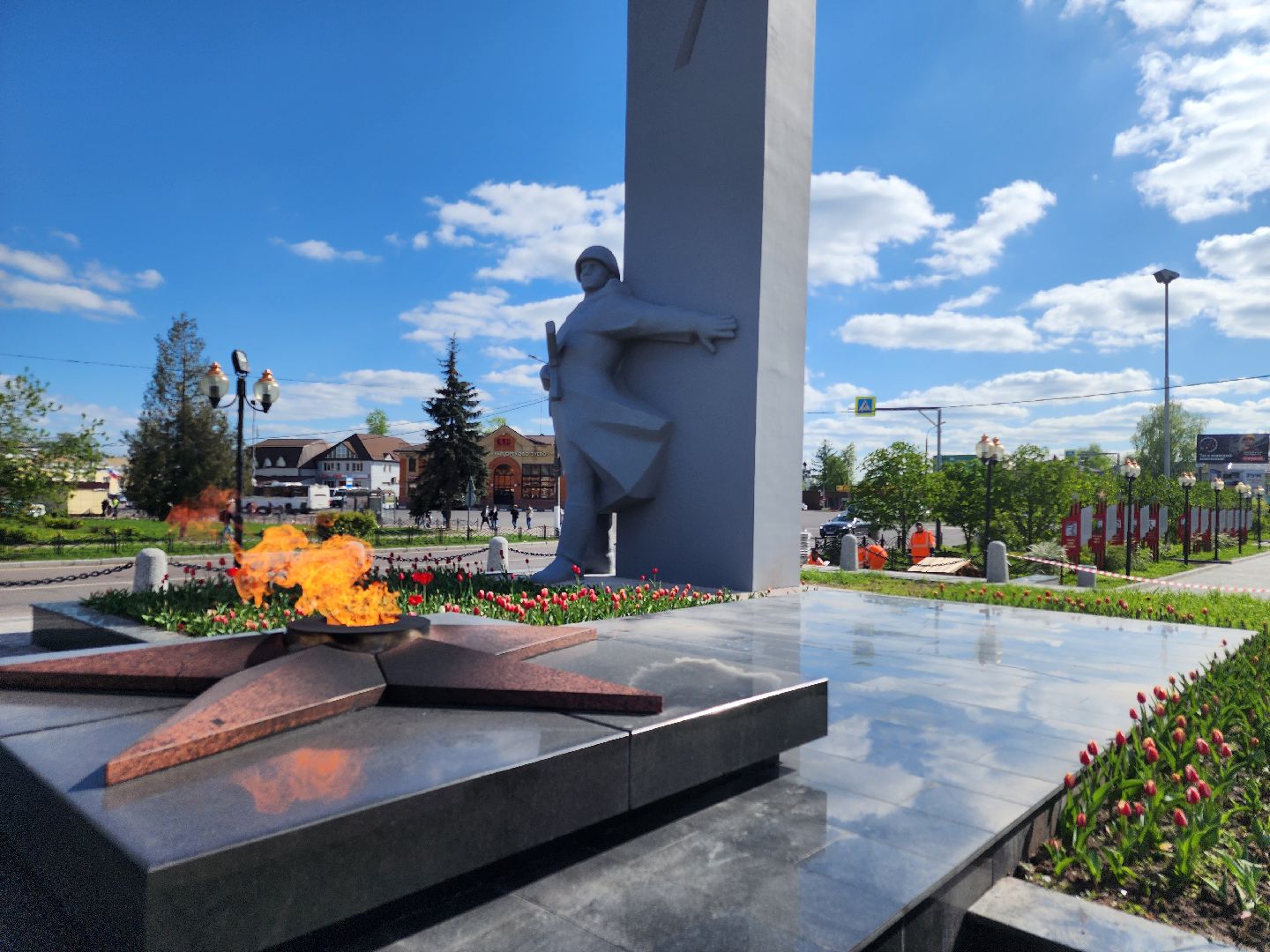 ремонт памятника ВОВ
