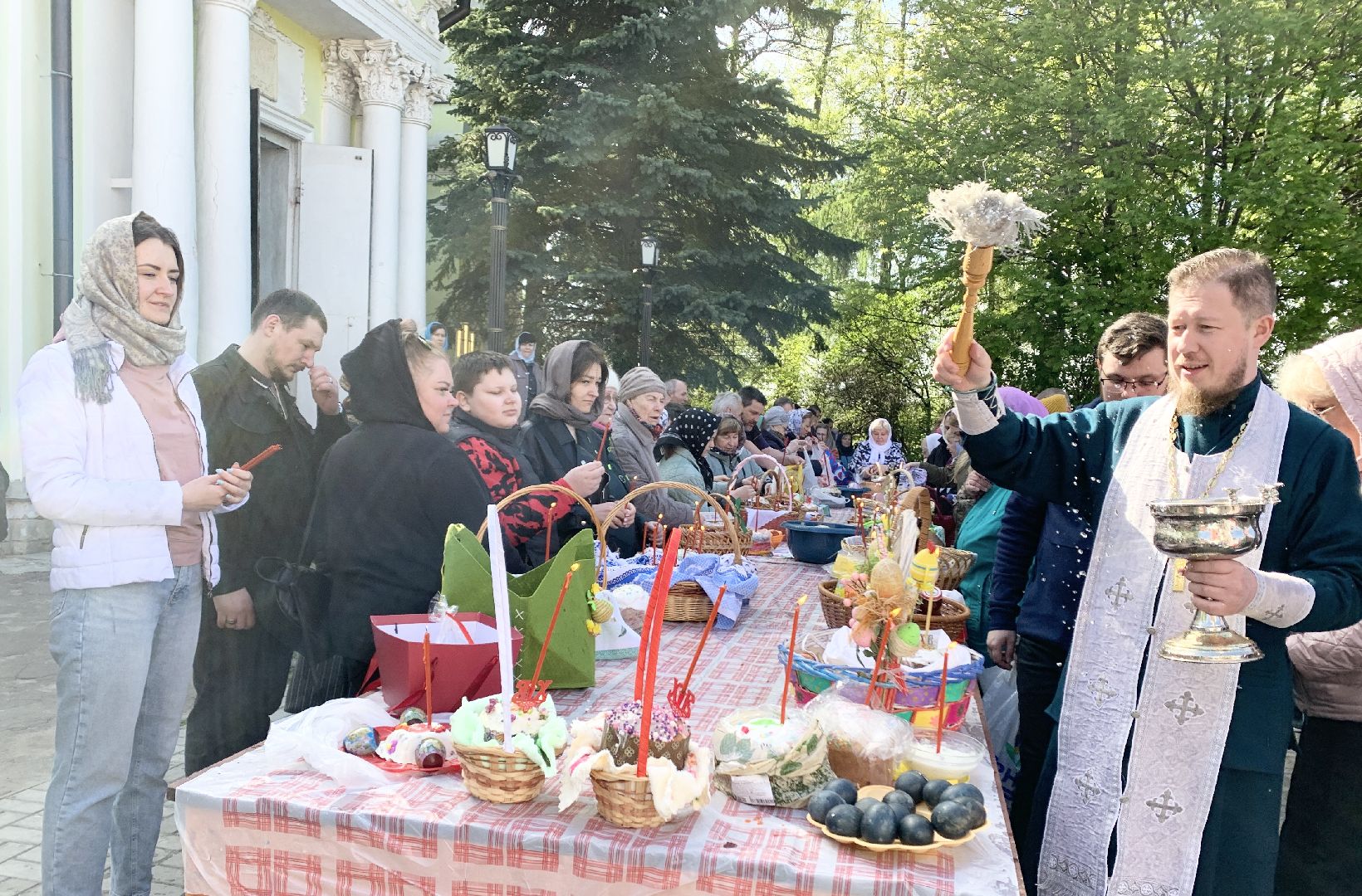 Освящение куличей