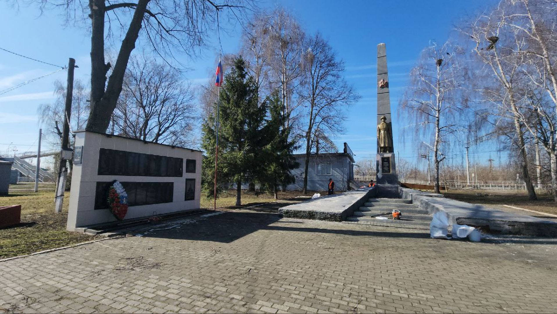 ремонт памятника ВОВ