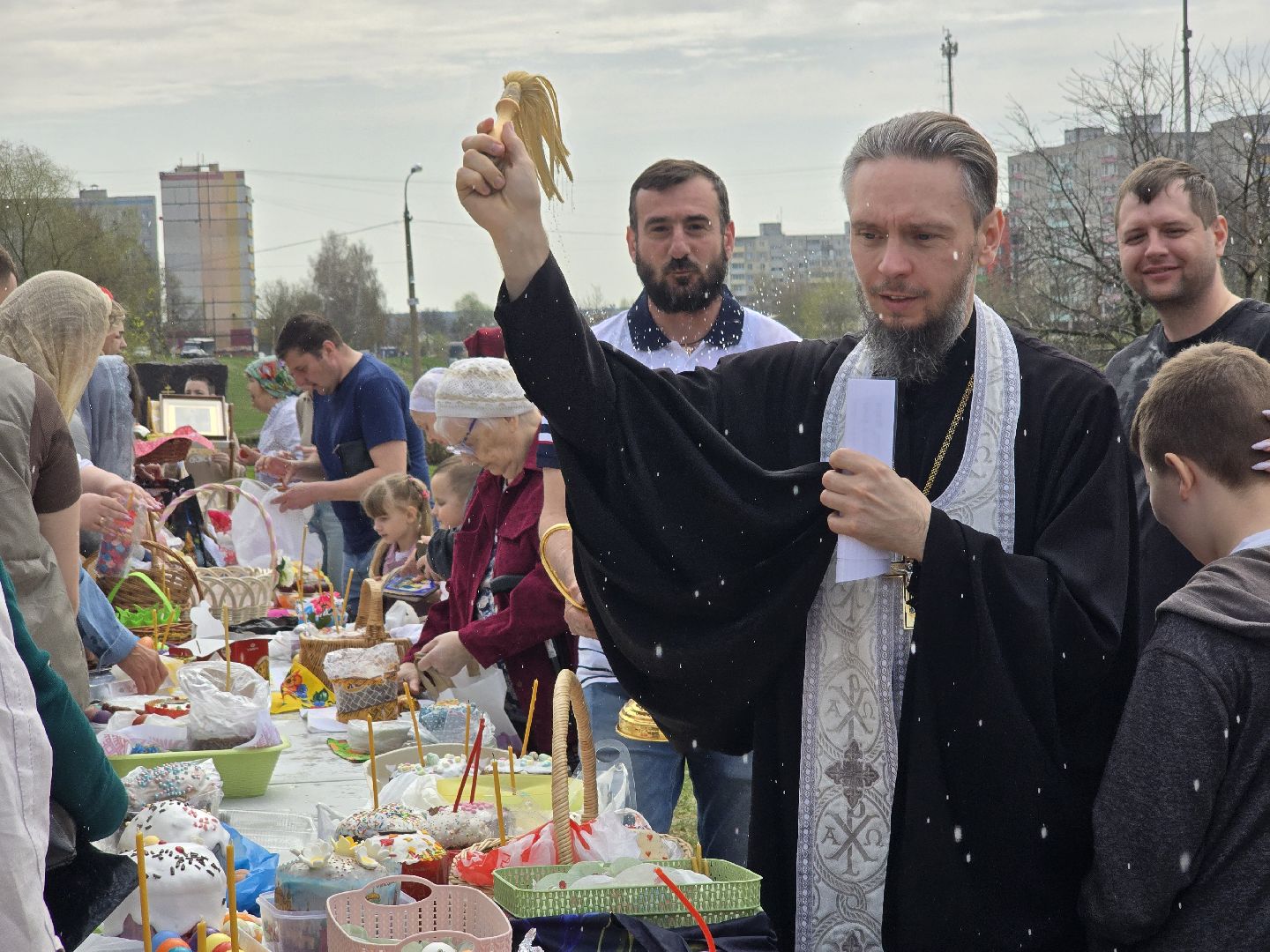 Освящение куличей